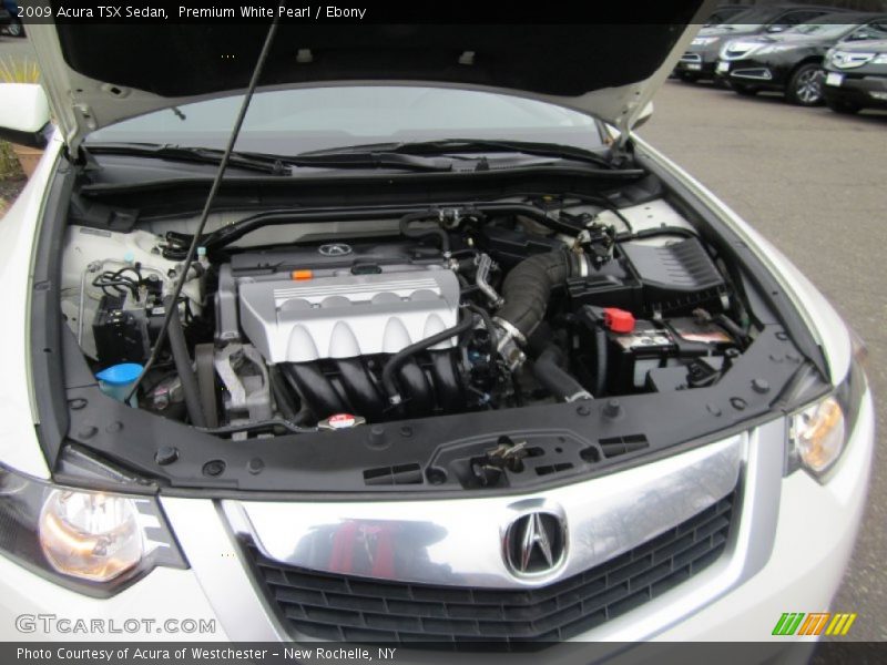 Premium White Pearl / Ebony 2009 Acura TSX Sedan
