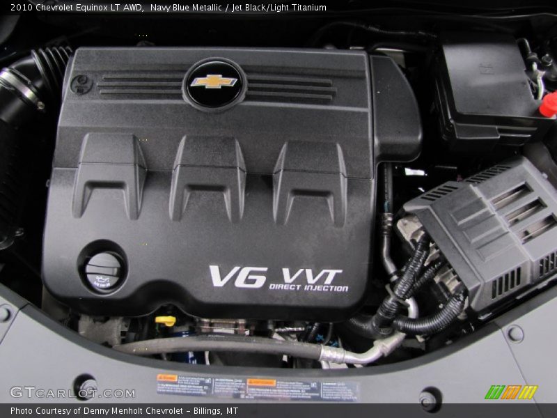 Navy Blue Metallic / Jet Black/Light Titanium 2010 Chevrolet Equinox LT AWD