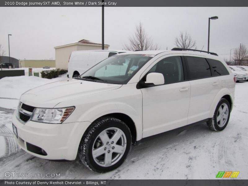 Stone White / Dark Slate Gray 2010 Dodge Journey SXT AWD