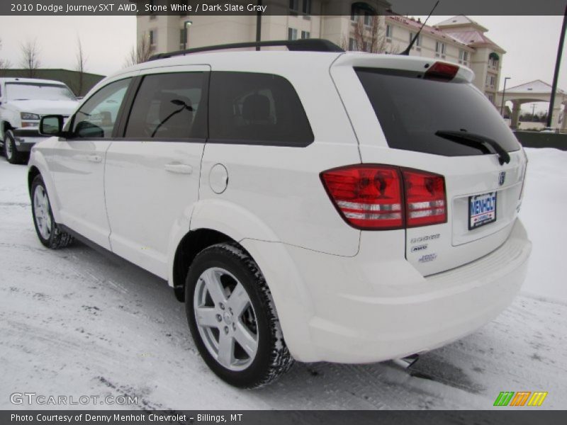 Stone White / Dark Slate Gray 2010 Dodge Journey SXT AWD