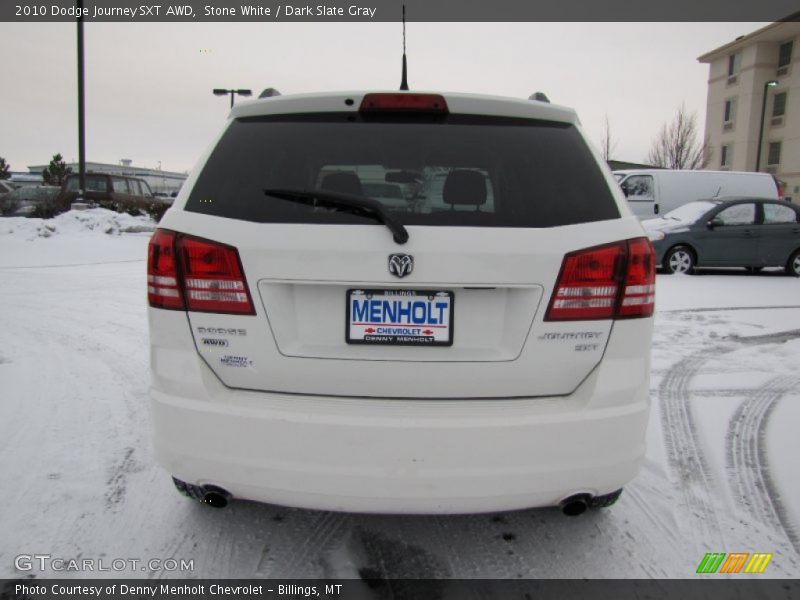 Stone White / Dark Slate Gray 2010 Dodge Journey SXT AWD