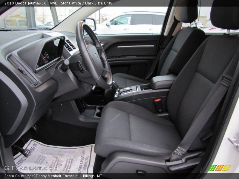 Stone White / Dark Slate Gray 2010 Dodge Journey SXT AWD