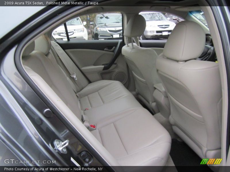 Polished Metal Metallic / Taupe 2009 Acura TSX Sedan