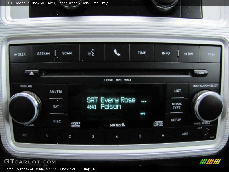 Stone White / Dark Slate Gray 2010 Dodge Journey SXT AWD