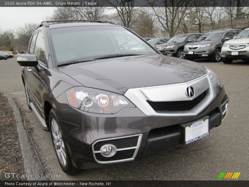 Grigio Metallic / Taupe 2010 Acura RDX SH-AWD