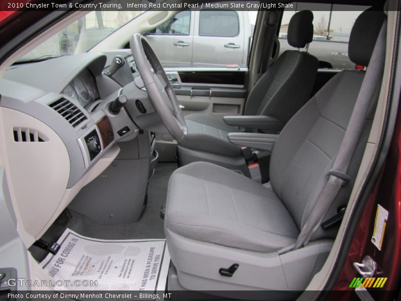 Inferno Red Crystal Pearl / Medium Slate Gray/Light Shale 2010 Chrysler Town & Country Touring