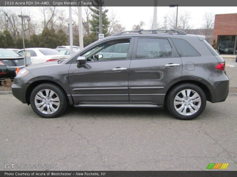 Grigio Metallic / Taupe 2010 Acura RDX SH-AWD