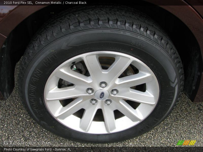 Cinnamon Metallic / Charcoal Black 2010 Ford Flex SEL