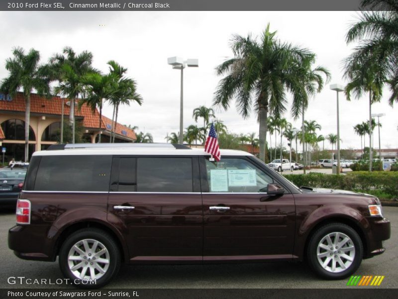 Cinnamon Metallic / Charcoal Black 2010 Ford Flex SEL