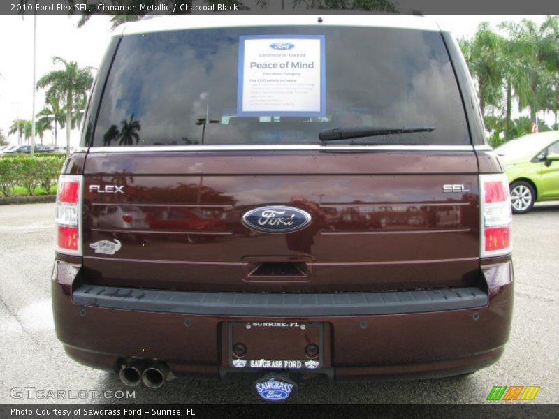 Cinnamon Metallic / Charcoal Black 2010 Ford Flex SEL