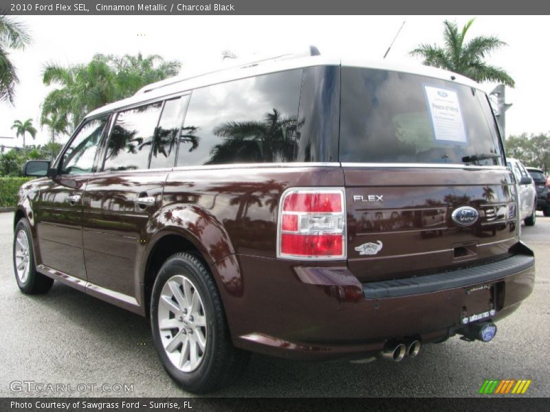 Cinnamon Metallic / Charcoal Black 2010 Ford Flex SEL