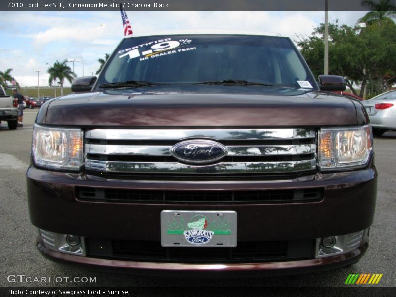 Cinnamon Metallic / Charcoal Black 2010 Ford Flex SEL