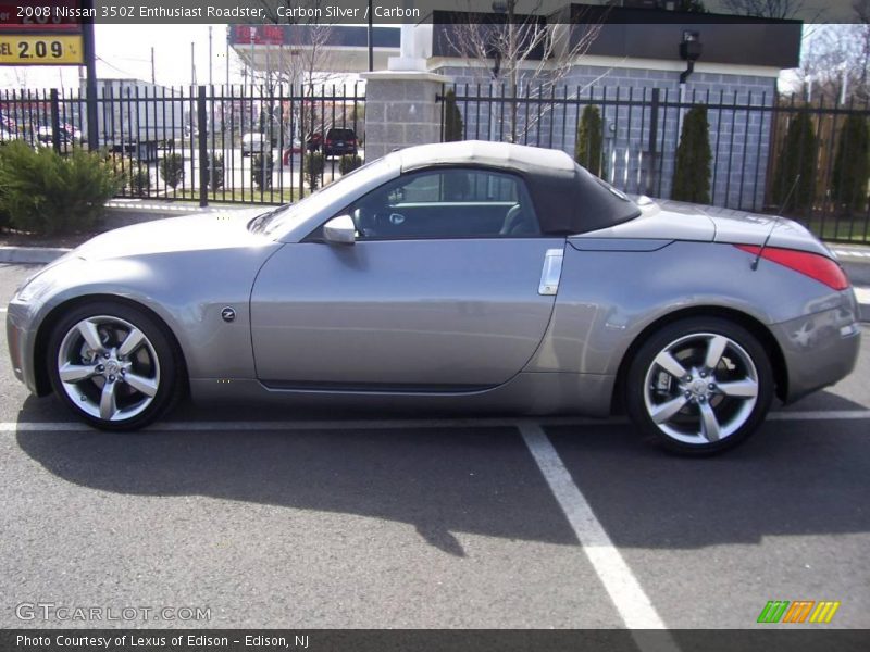 Carbon Silver / Carbon 2008 Nissan 350Z Enthusiast Roadster