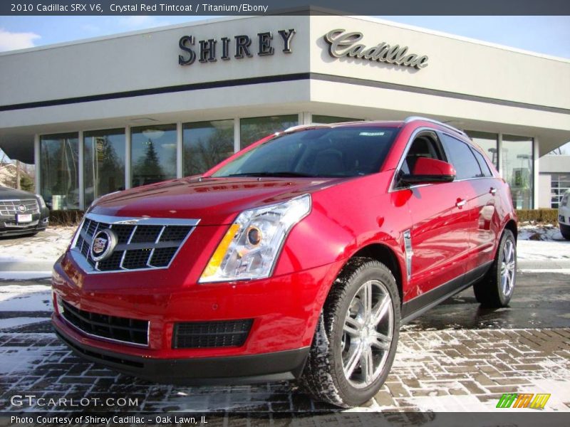 Crystal Red Tintcoat / Titanium/Ebony 2010 Cadillac SRX V6