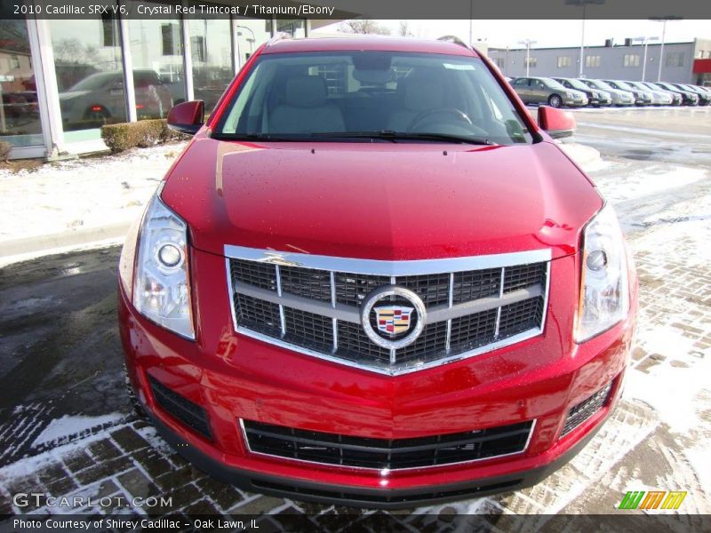 Crystal Red Tintcoat / Titanium/Ebony 2010 Cadillac SRX V6