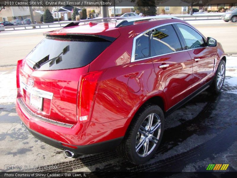 Crystal Red Tintcoat / Titanium/Ebony 2010 Cadillac SRX V6