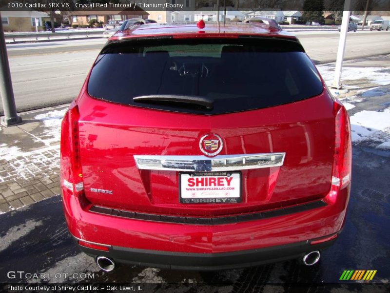 Crystal Red Tintcoat / Titanium/Ebony 2010 Cadillac SRX V6