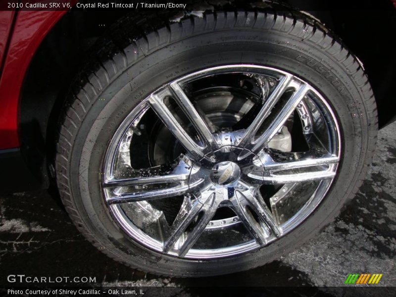 Crystal Red Tintcoat / Titanium/Ebony 2010 Cadillac SRX V6