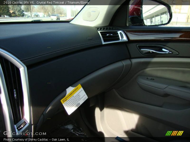 Crystal Red Tintcoat / Titanium/Ebony 2010 Cadillac SRX V6