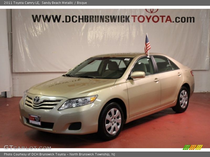 Sandy Beach Metallic / Bisque 2011 Toyota Camry LE