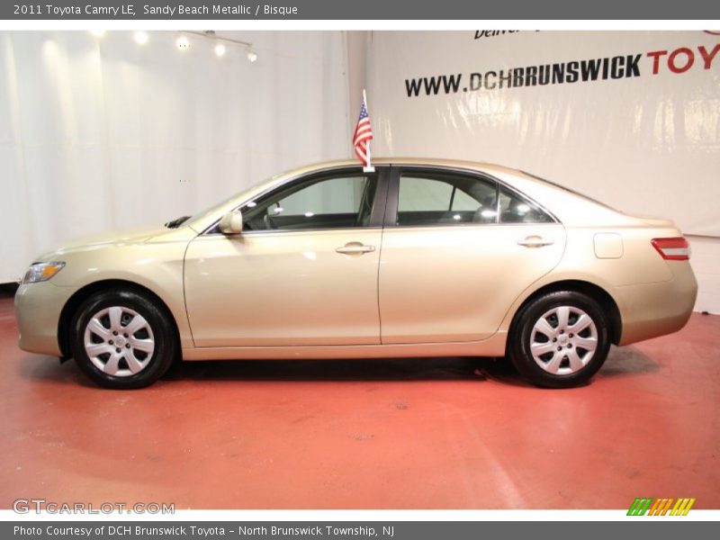 Sandy Beach Metallic / Bisque 2011 Toyota Camry LE