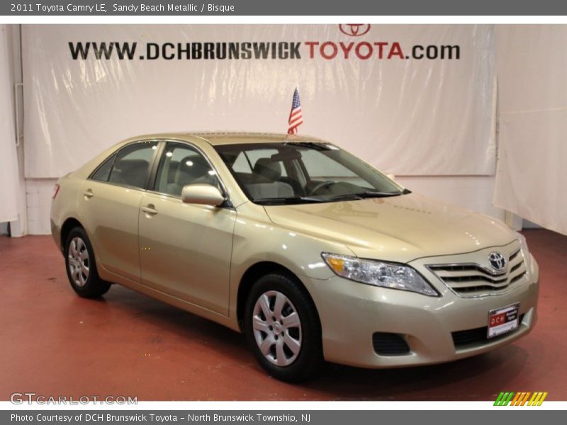 Sandy Beach Metallic / Bisque 2011 Toyota Camry LE