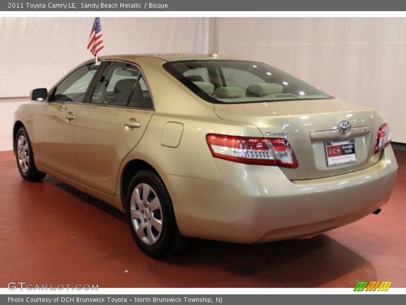 Sandy Beach Metallic / Bisque 2011 Toyota Camry LE
