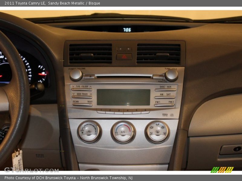 Sandy Beach Metallic / Bisque 2011 Toyota Camry LE