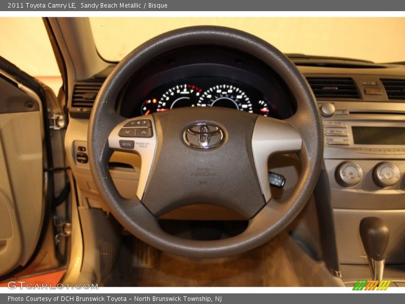 Sandy Beach Metallic / Bisque 2011 Toyota Camry LE