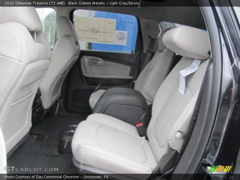 Black Granite Metallic / Light Gray/Ebony 2012 Chevrolet Traverse LTZ AWD