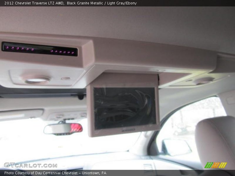 Black Granite Metallic / Light Gray/Ebony 2012 Chevrolet Traverse LTZ AWD