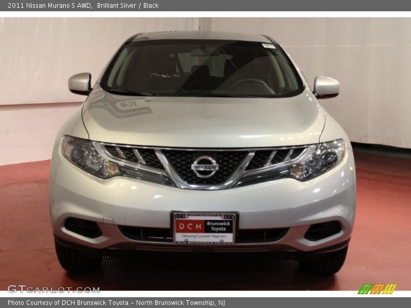 Brilliant Silver / Black 2011 Nissan Murano S AWD