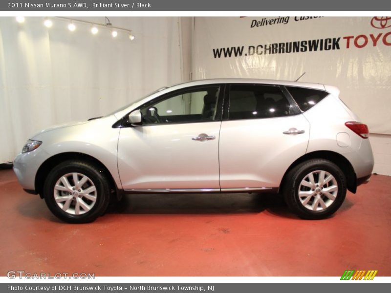 Brilliant Silver / Black 2011 Nissan Murano S AWD