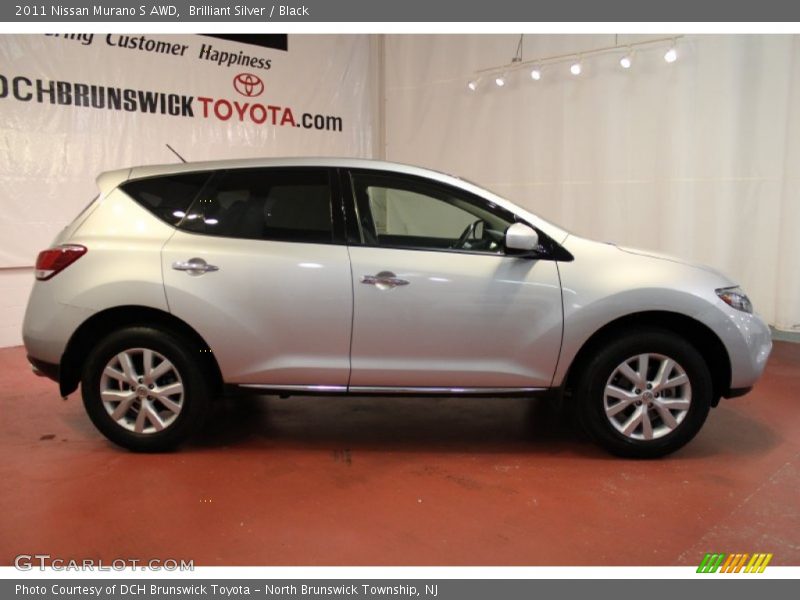 Brilliant Silver / Black 2011 Nissan Murano S AWD