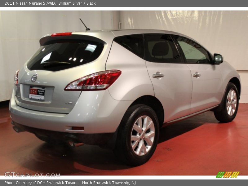 Brilliant Silver / Black 2011 Nissan Murano S AWD