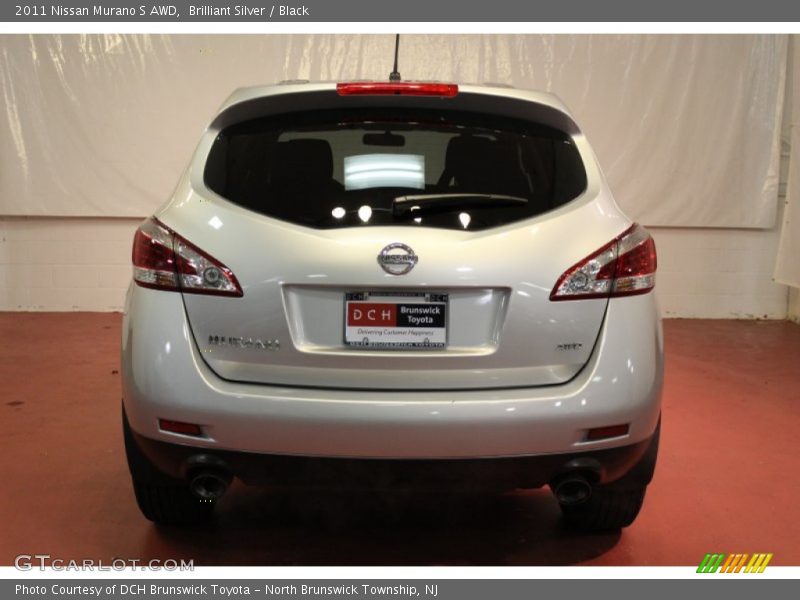 Brilliant Silver / Black 2011 Nissan Murano S AWD