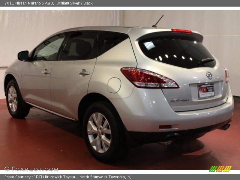 Brilliant Silver / Black 2011 Nissan Murano S AWD