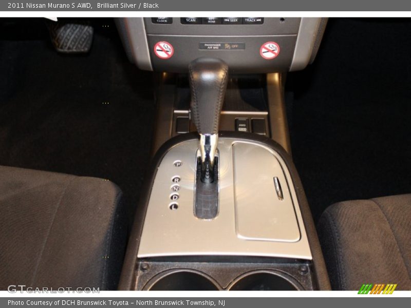 Brilliant Silver / Black 2011 Nissan Murano S AWD