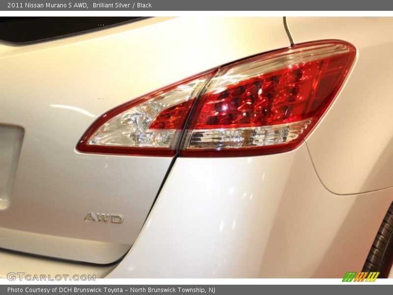 Brilliant Silver / Black 2011 Nissan Murano S AWD