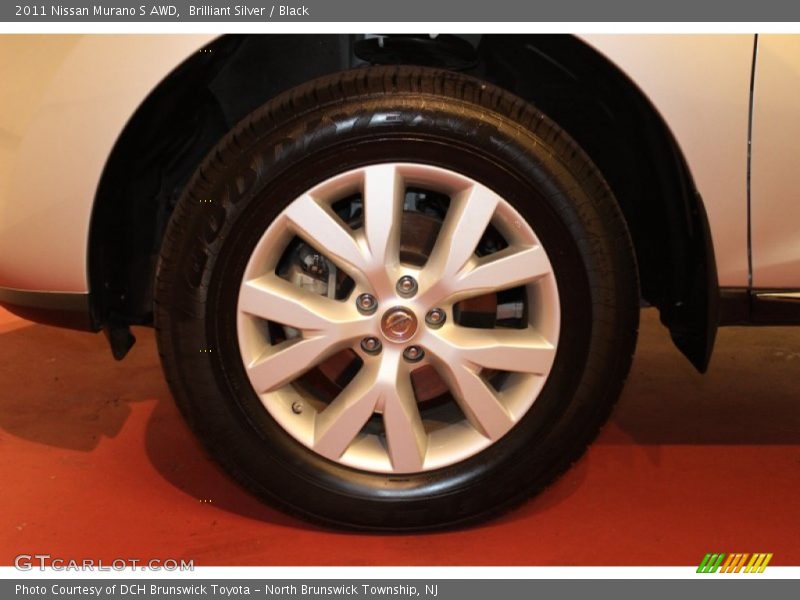 Brilliant Silver / Black 2011 Nissan Murano S AWD