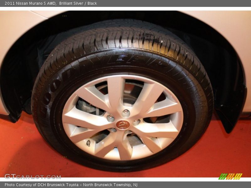Brilliant Silver / Black 2011 Nissan Murano S AWD