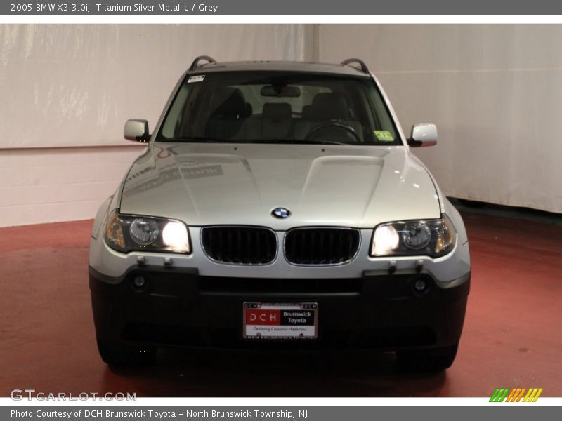 Titanium Silver Metallic / Grey 2005 BMW X3 3.0i