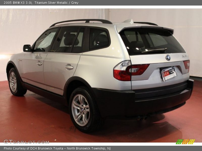 Titanium Silver Metallic / Grey 2005 BMW X3 3.0i