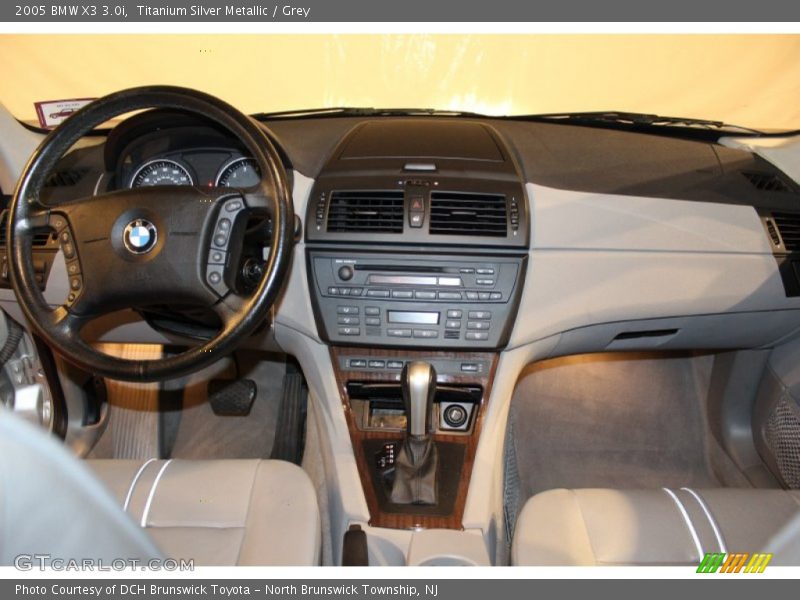 Titanium Silver Metallic / Grey 2005 BMW X3 3.0i