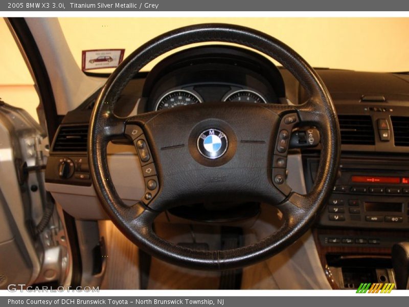 Titanium Silver Metallic / Grey 2005 BMW X3 3.0i