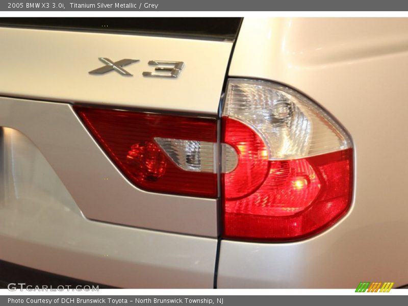 Titanium Silver Metallic / Grey 2005 BMW X3 3.0i