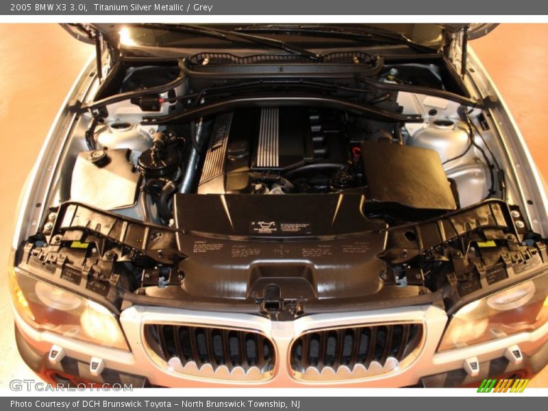 Titanium Silver Metallic / Grey 2005 BMW X3 3.0i