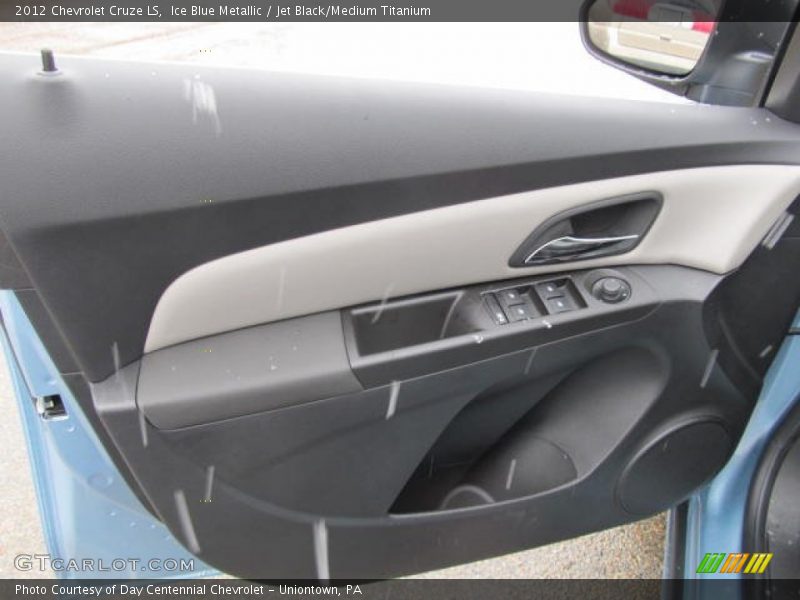 Ice Blue Metallic / Jet Black/Medium Titanium 2012 Chevrolet Cruze LS