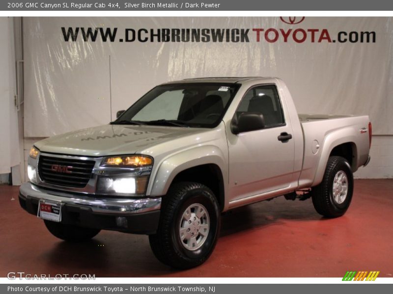 Silver Birch Metallic / Dark Pewter 2006 GMC Canyon SL Regular Cab 4x4