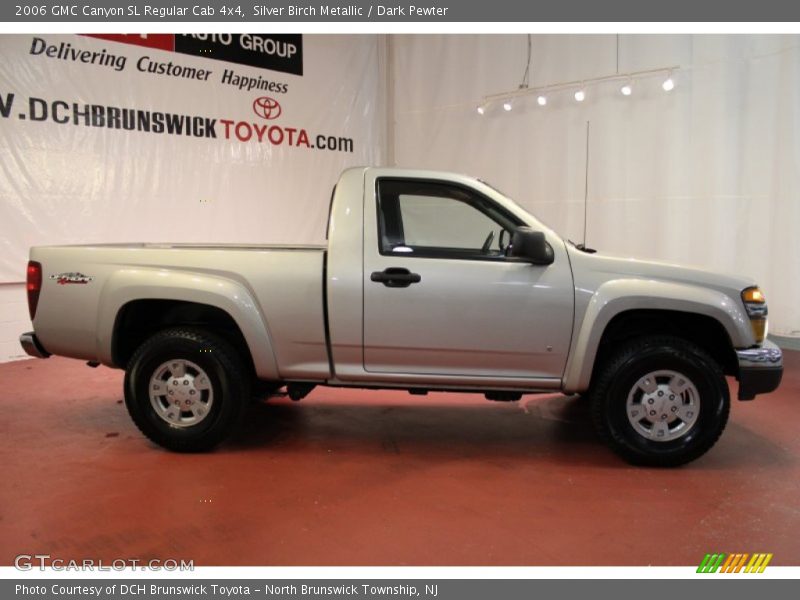 Silver Birch Metallic / Dark Pewter 2006 GMC Canyon SL Regular Cab 4x4